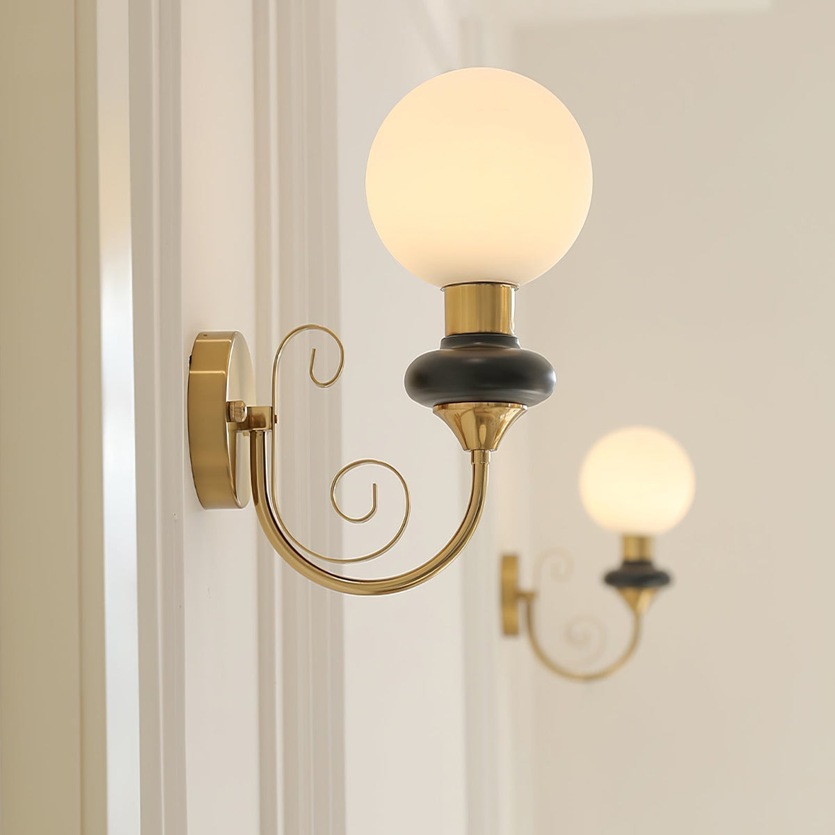 Bela Premium Noordse kunst glazen wandlamp