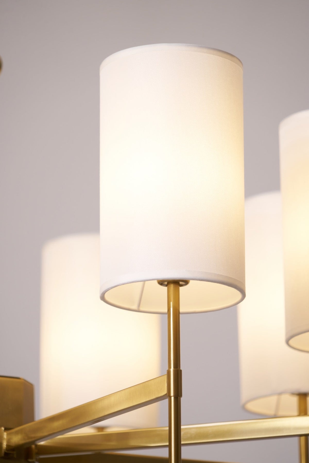 Ulcarisra Traditionele Vintage Kroonluchter van messing met Stoffen
