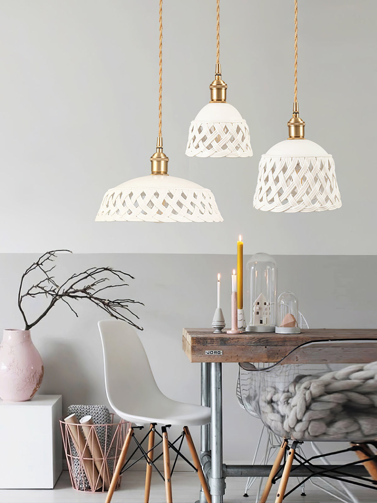 Seluna keramische hanglamp