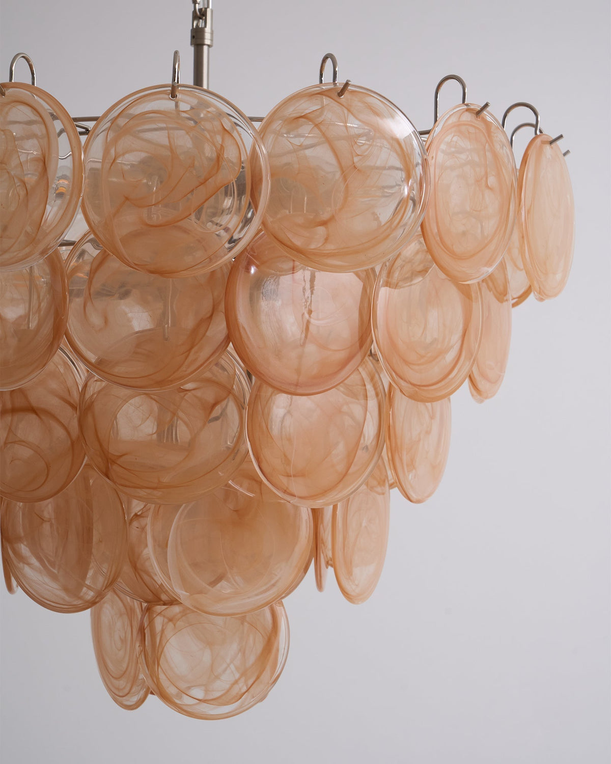 Celisira Murano Disc Kroonluchter van glas Klassiek Oranje