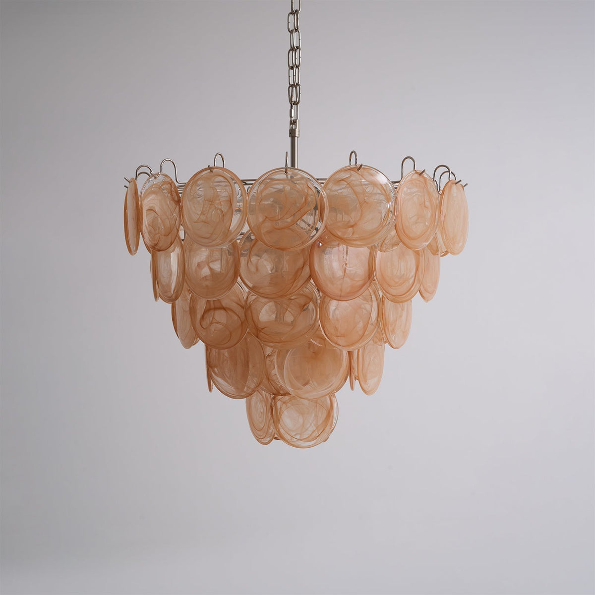 Celisira Murano Disc Kroonluchter van glas Klassiek Oranje