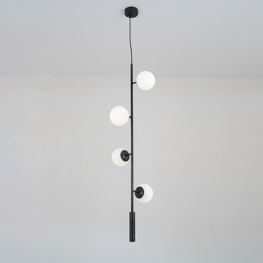 Erevia Moderne hanglamp van messing met glas