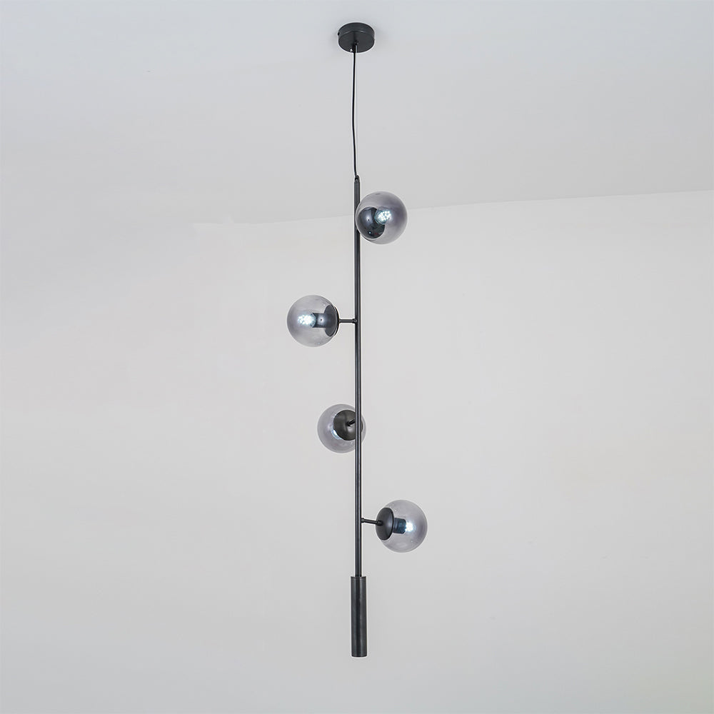 Erevia Moderne hanglamp van messing met glas