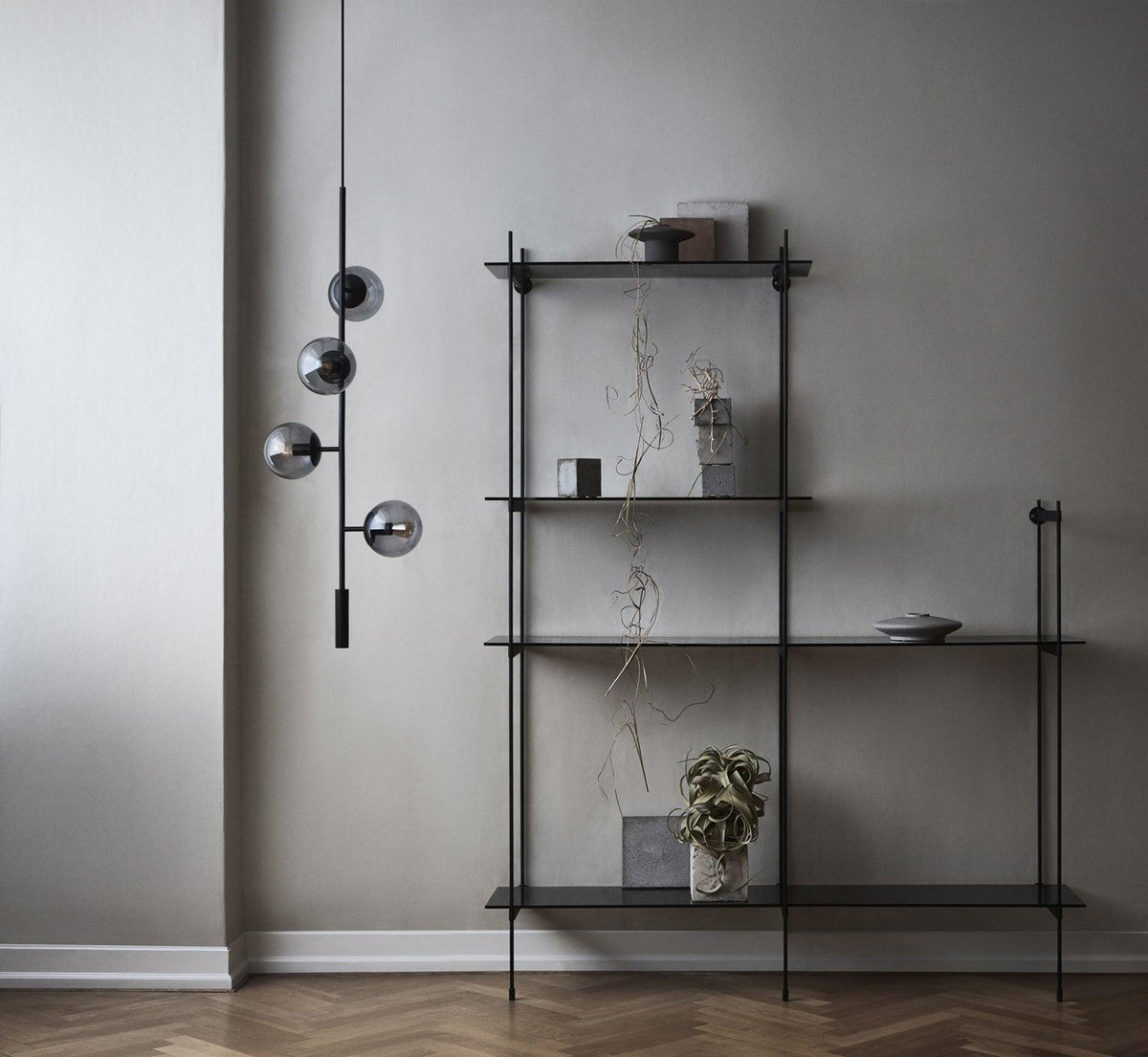 Erevia Moderne hanglamp van messing met glas