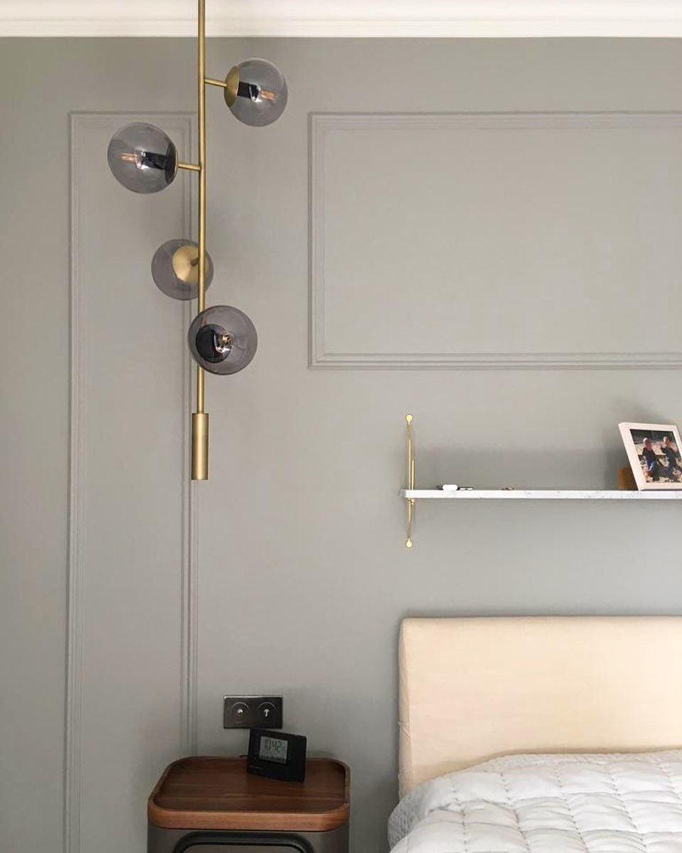 Erevia Moderne hanglamp van messing met glas