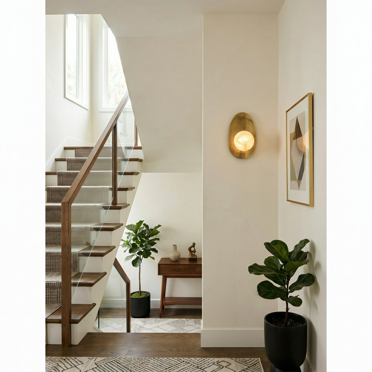 Orlisse wandlamp van albast