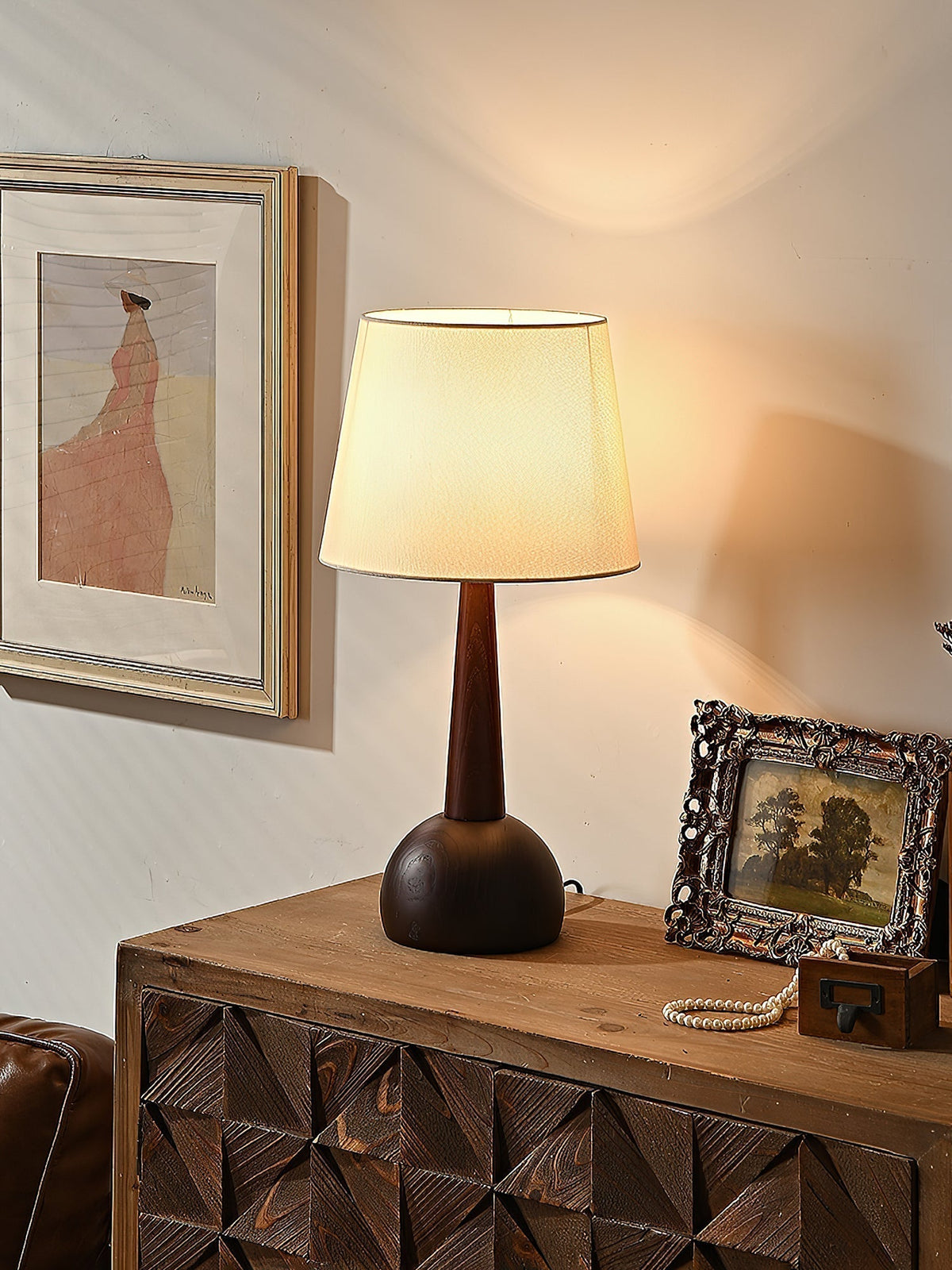 Sylivise minimalistisch houten tafellamp