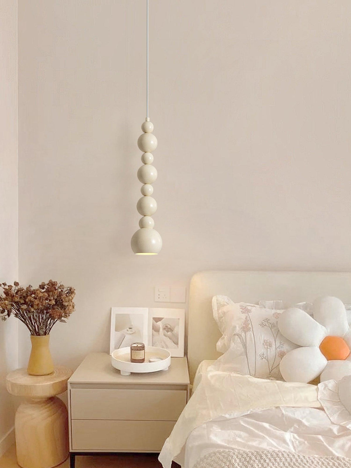 Slenao beige artistieke hanglamp