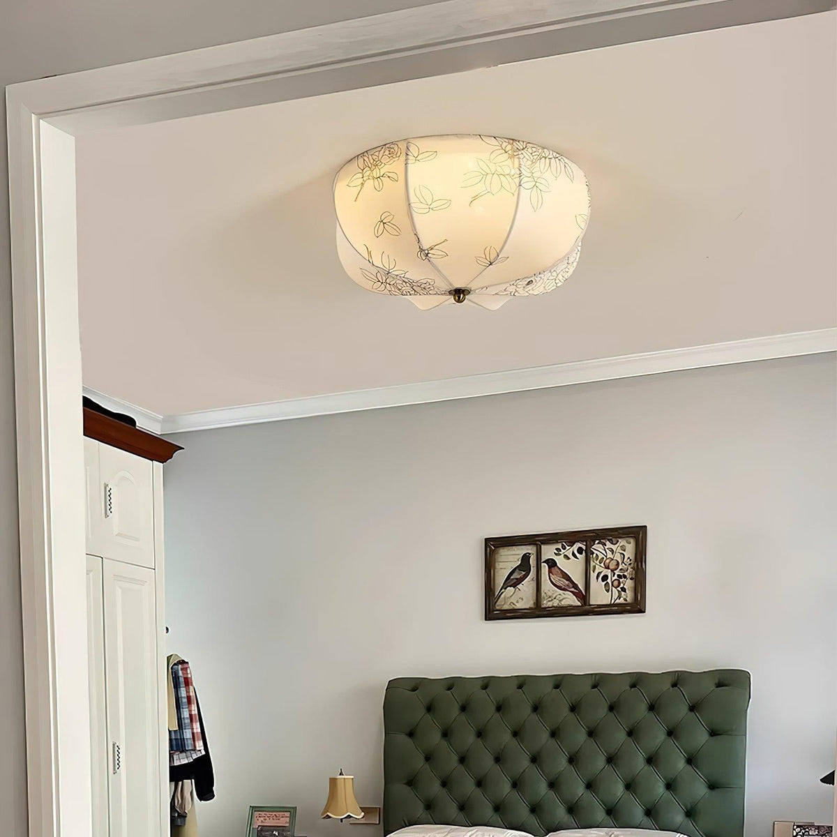 Ryls Premium Noordse kunst stoffen plafondlamp