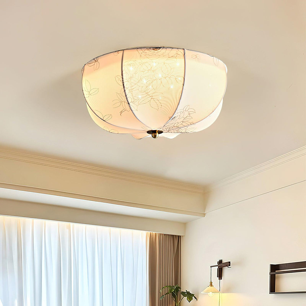 Ryls Premium Noordse kunst stoffen plafondlamp