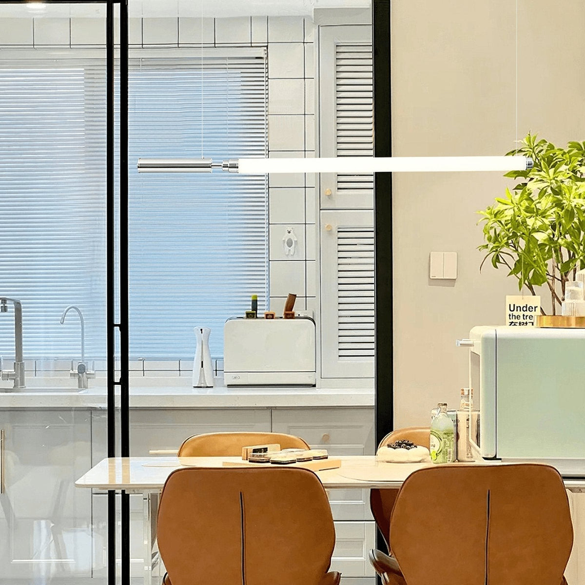 Ollaeos Moderne minimalistische hanglamp van glas
