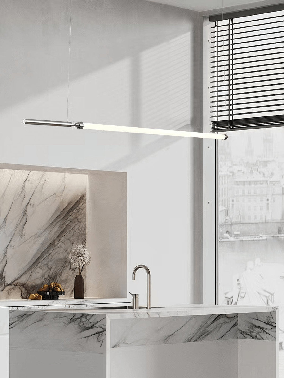 Ollaeos Moderne minimalistische hanglamp van glas