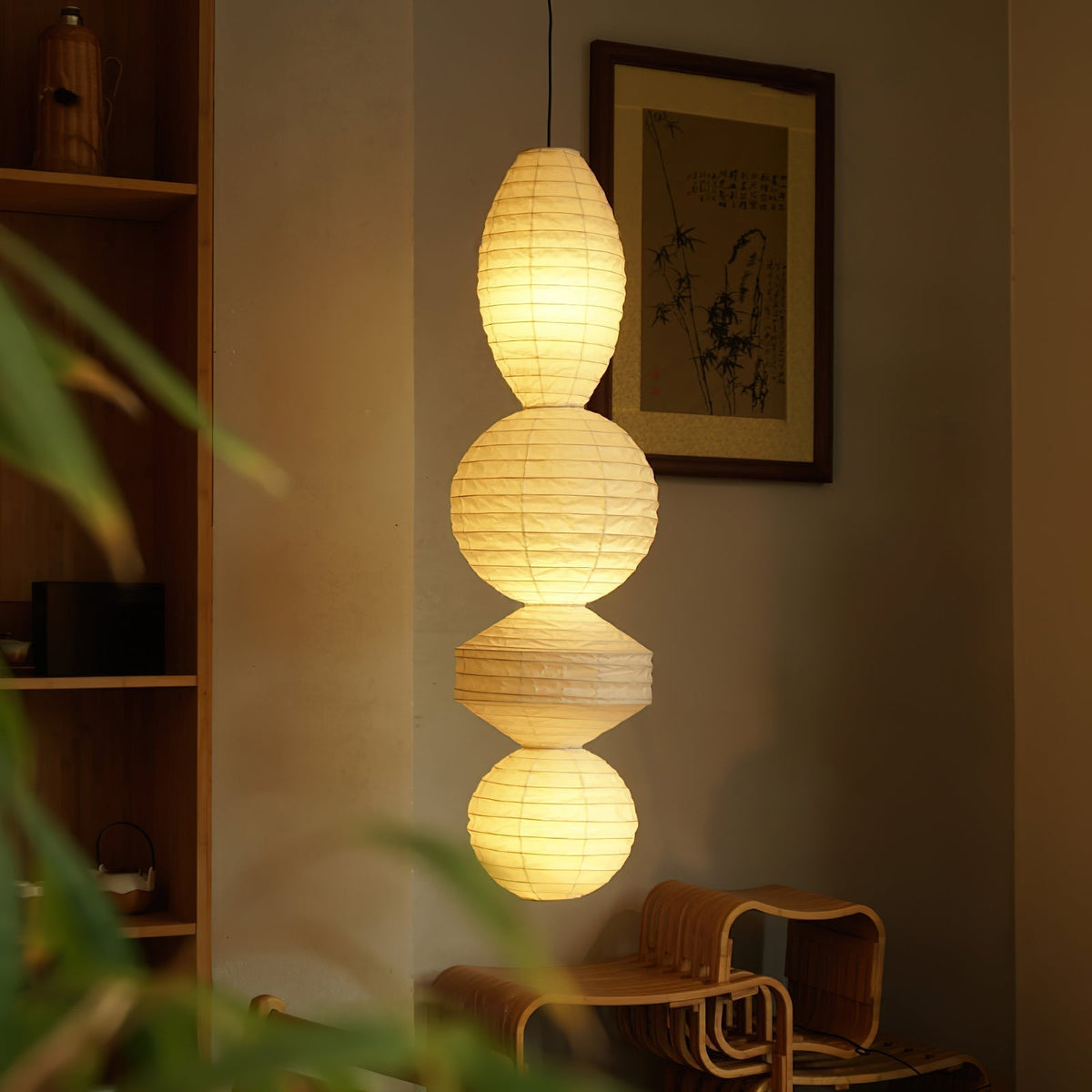 Elthayra Natuurlijke Serie hanglamp van Bamboe