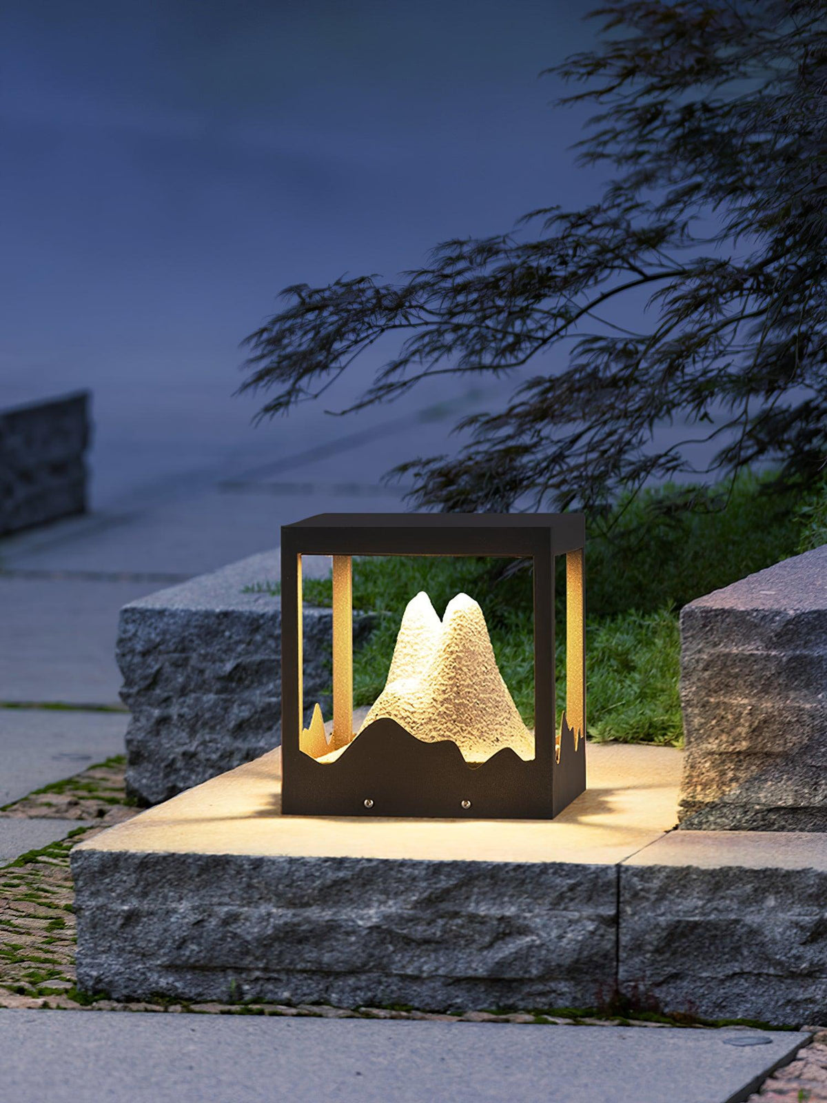 Summit Rustieke buitenlamp van hars