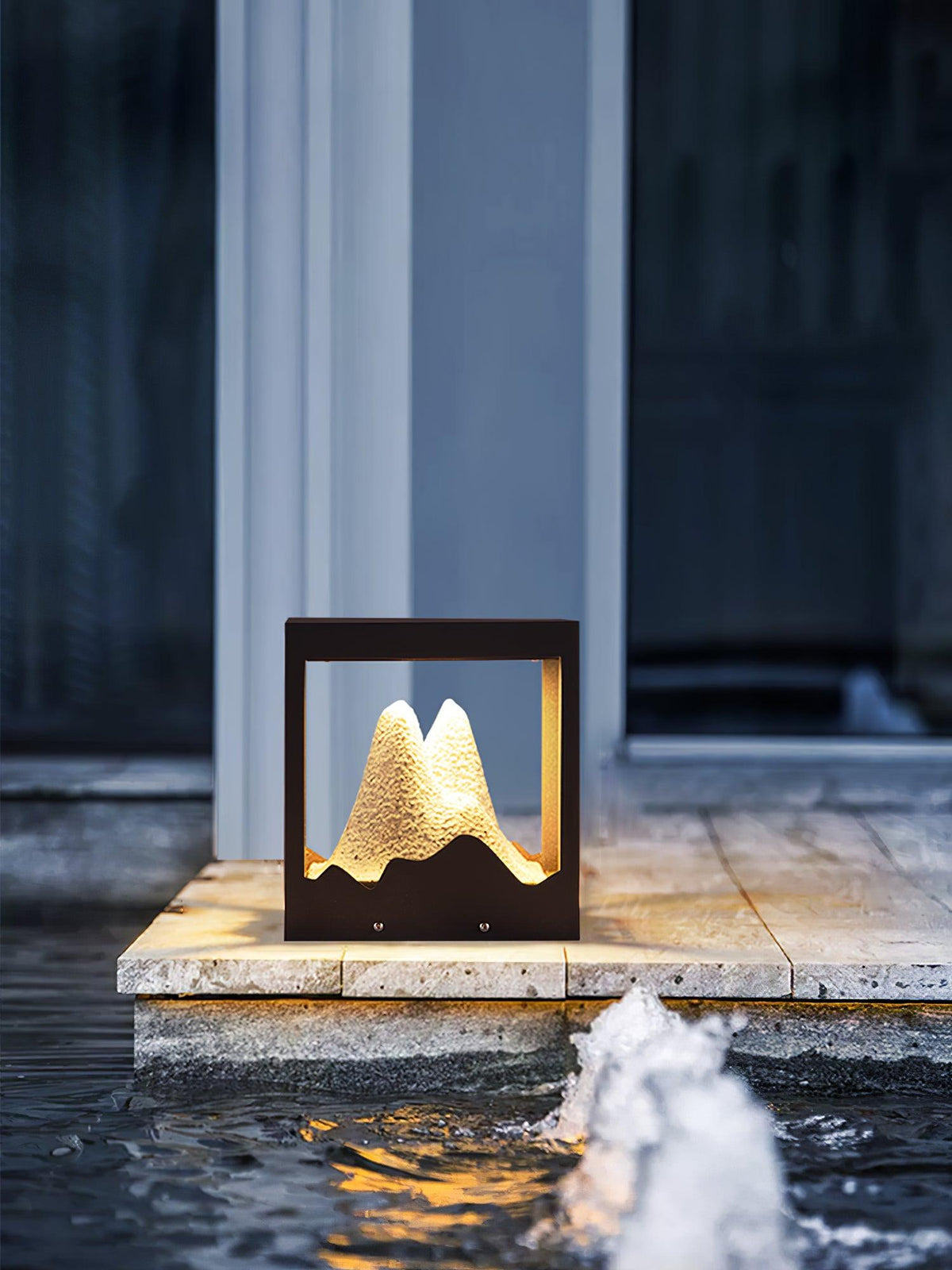 Summit Rustieke buitenlamp van hars