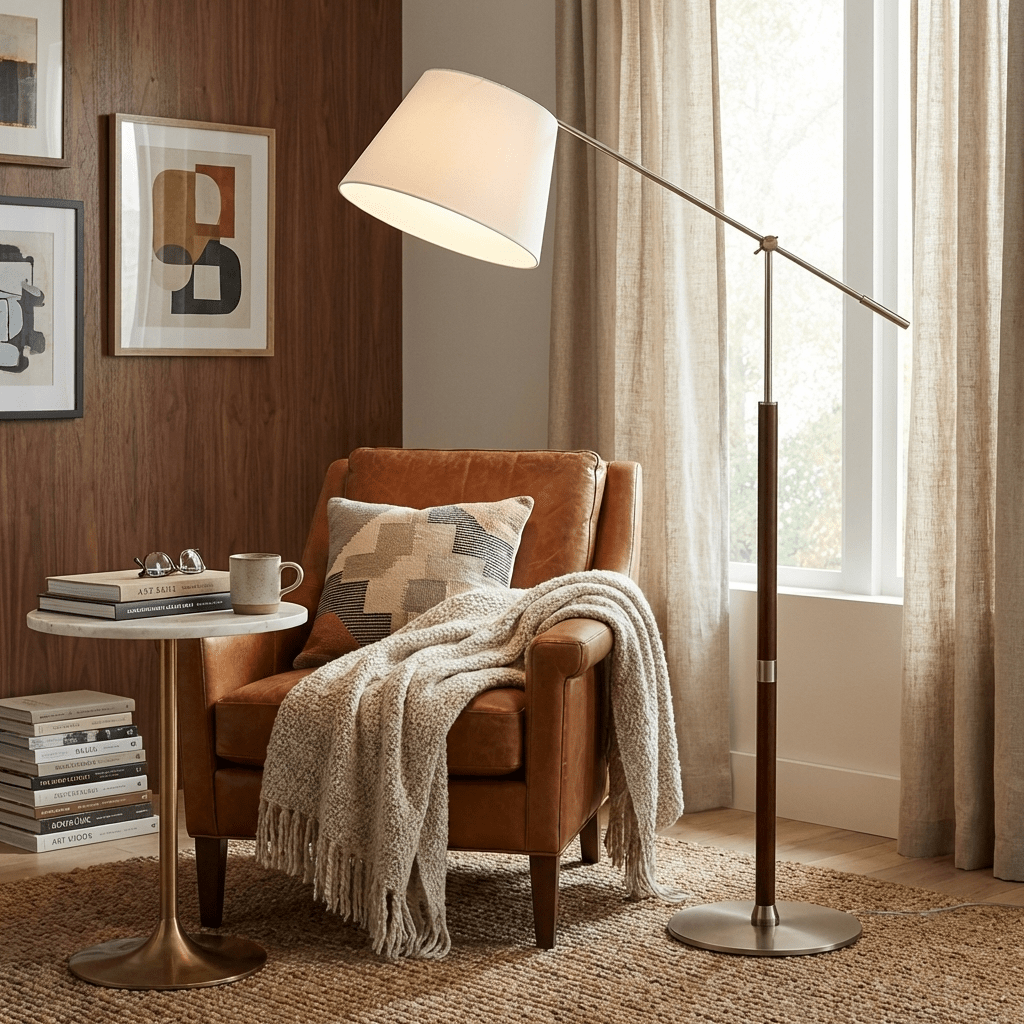 Elaiseria verstelbare vloerlamp
