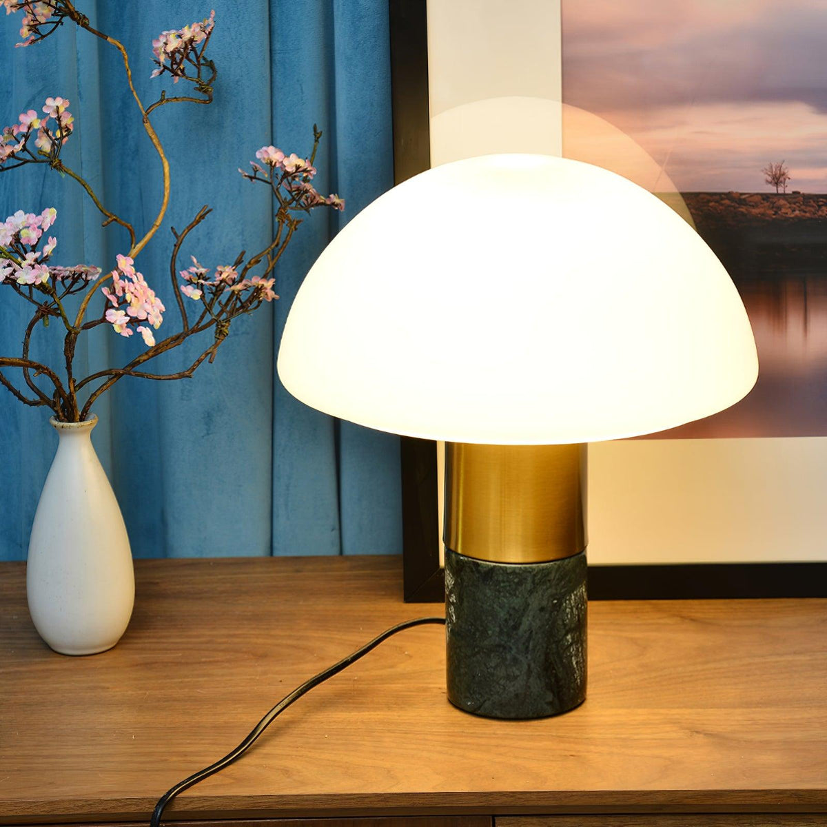 Wathen Marmer Kunstzinnige tafellamp