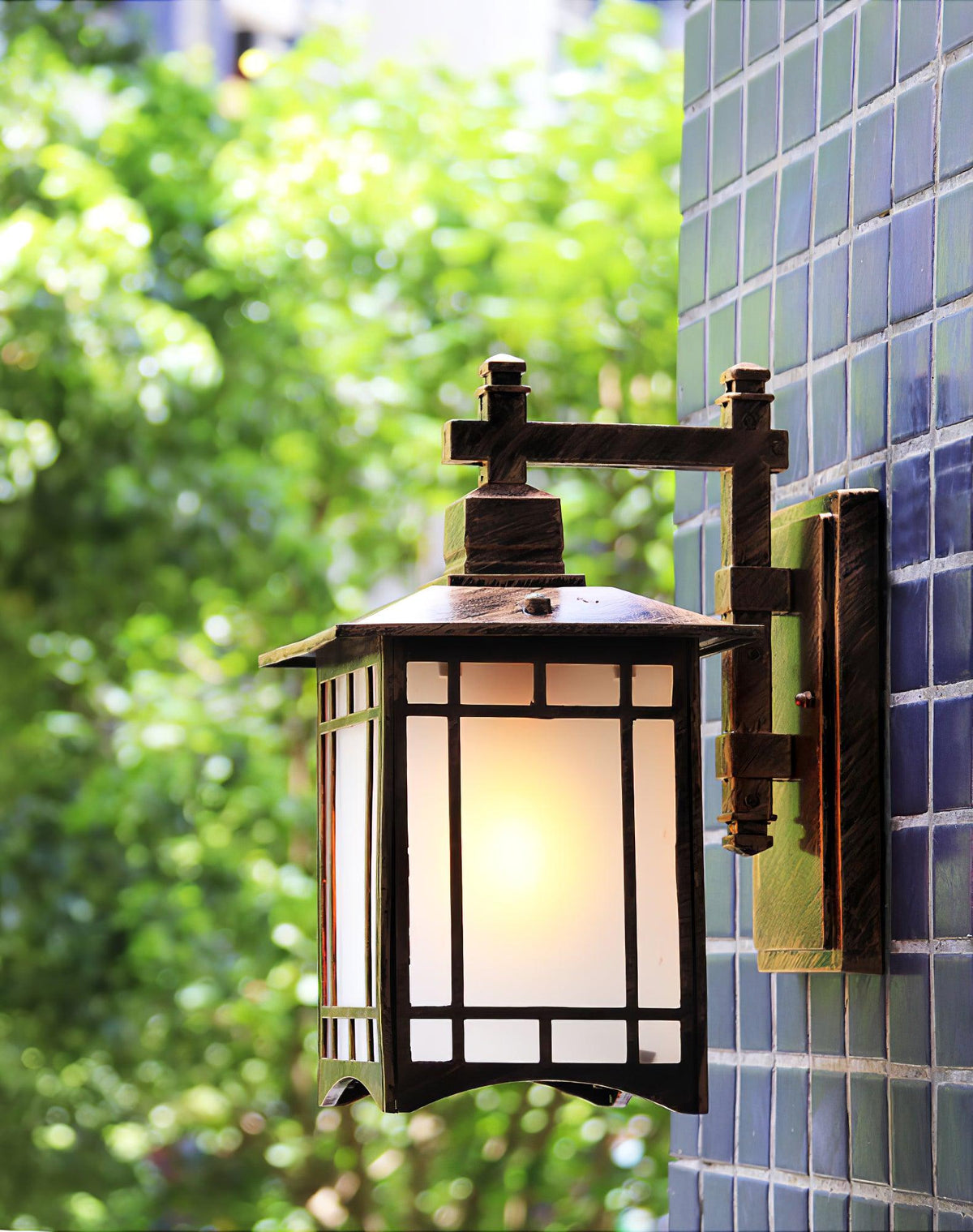 Lioruelle elegantie House glas buitenwandlamp