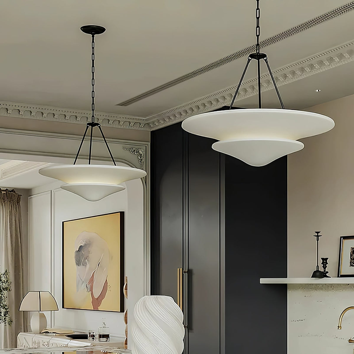 Viraisena Moderne hanglamp van gips