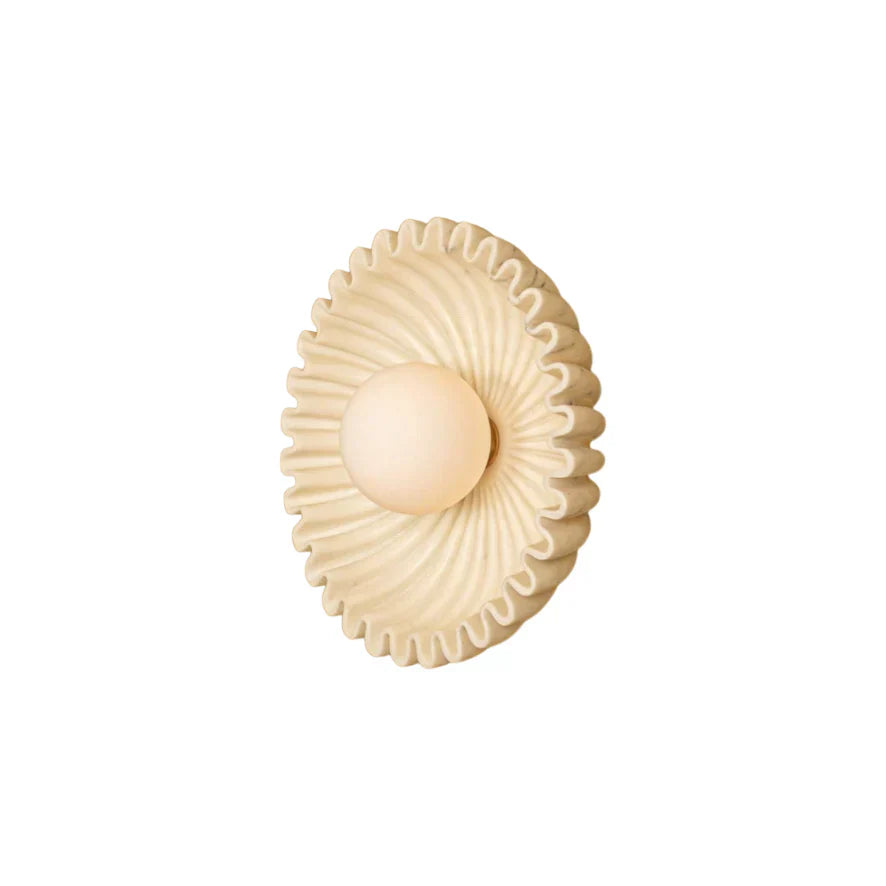 Elif Ongebruikelijk Ronde Marmer Glas Wandlamp Slaapkamer Eetkamer