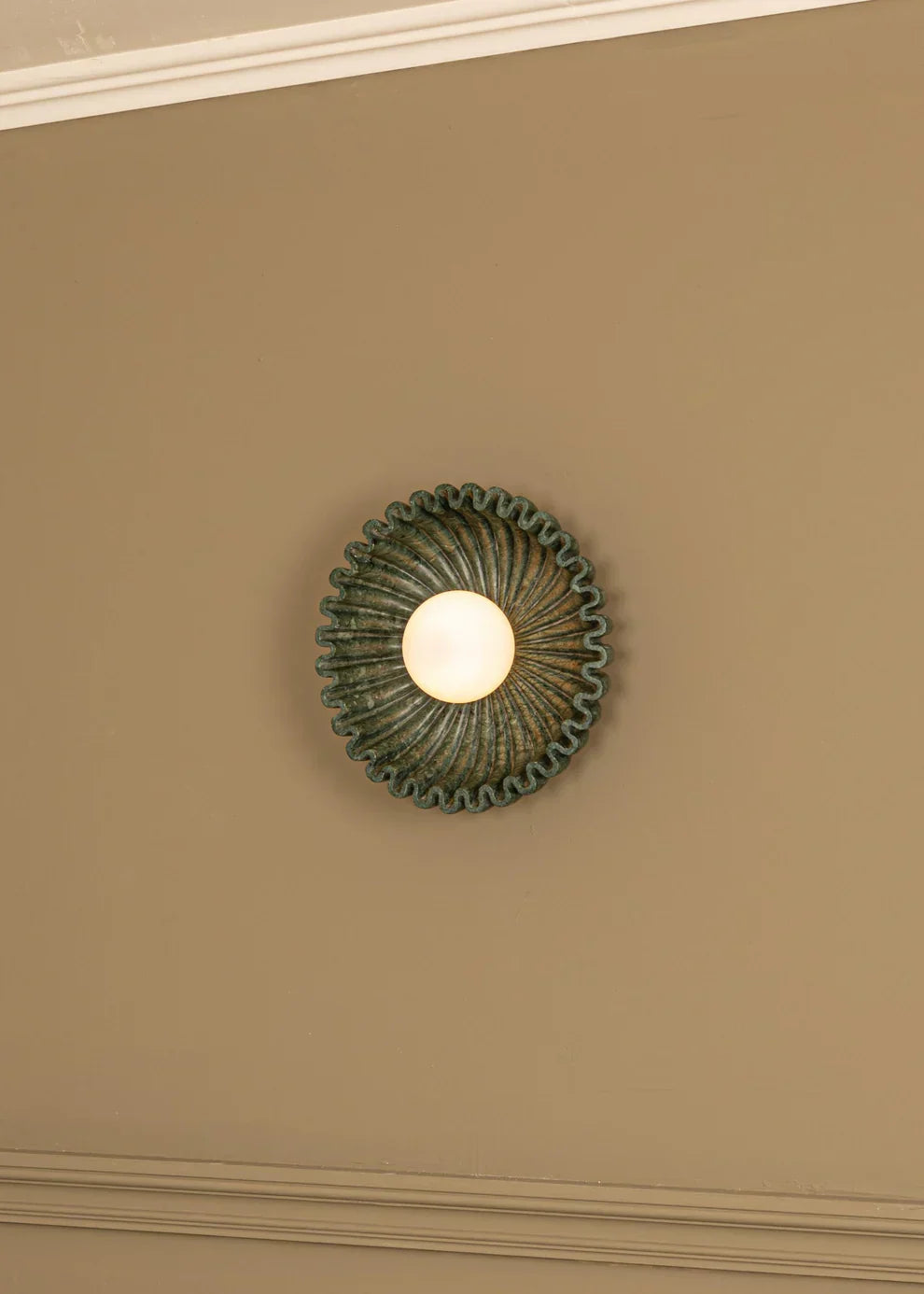 Elif Ongebruikelijk Ronde Marmer Glas Wandlamp Slaapkamer Eetkamer