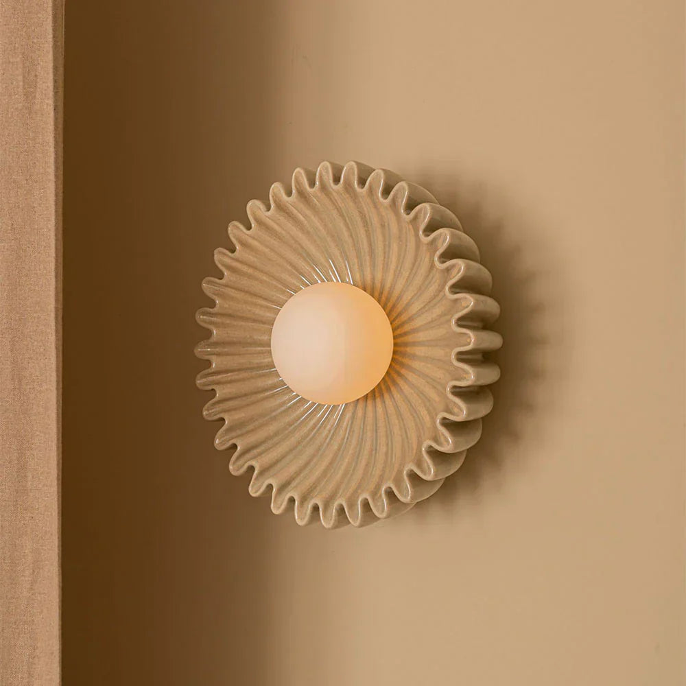 Elif Ongebruikelijk Ronde Marmer Glas Wandlamp Slaapkamer Eetkamer