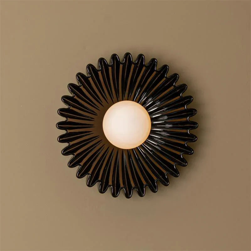 Elif Ongebruikelijk Ronde Marmer Glas Wandlamp Slaapkamer Eetkamer