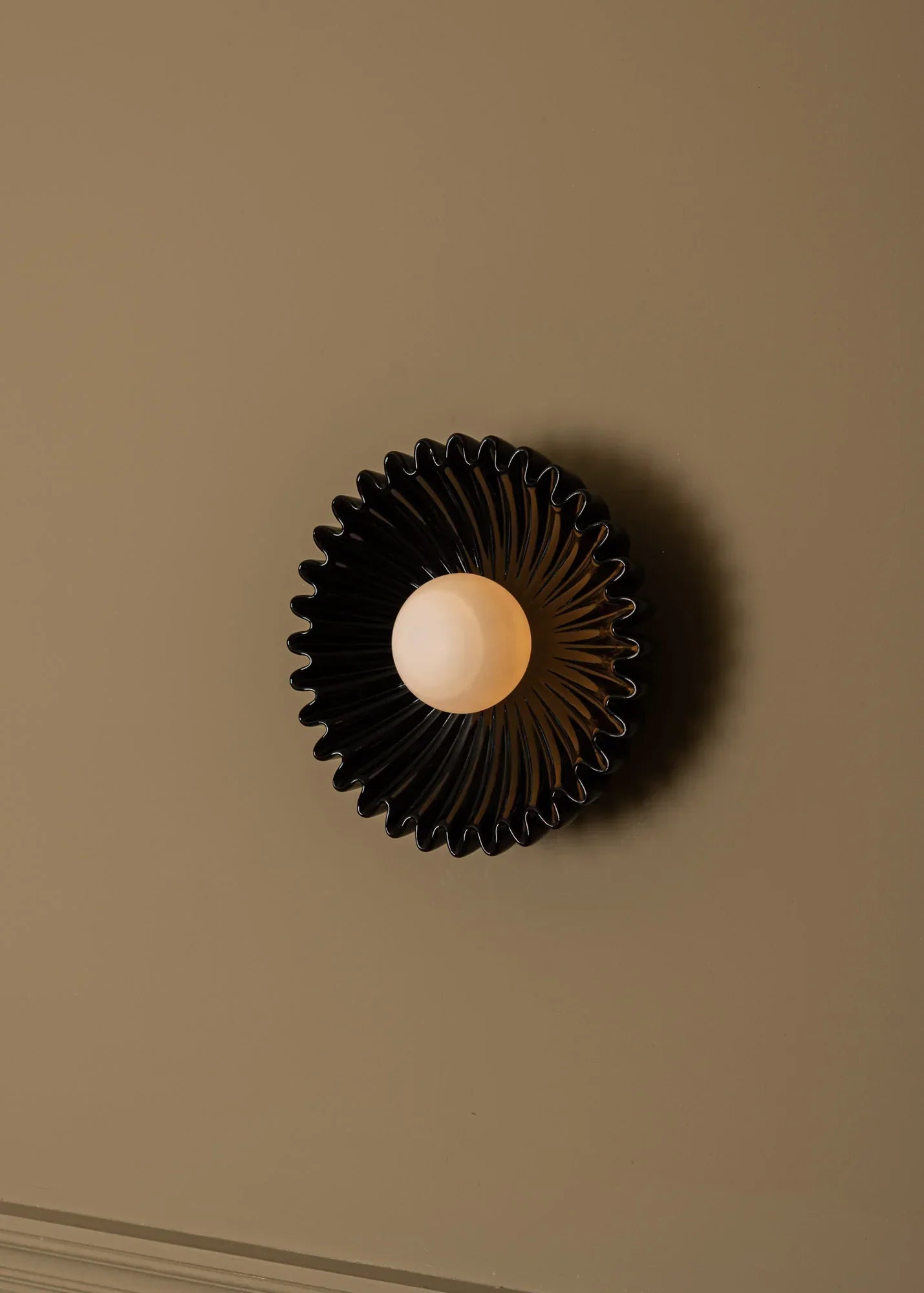 Elif Ongebruikelijk Ronde Marmer Glas Wandlamp Slaapkamer Eetkamer