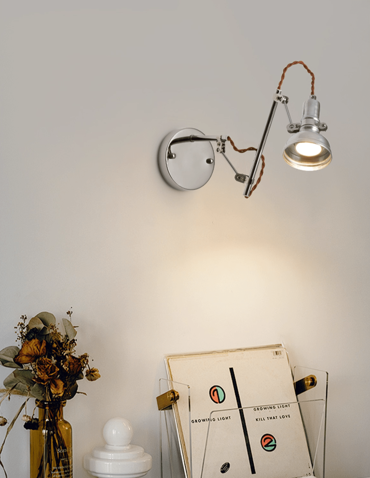 Jorze Crane wandlamp