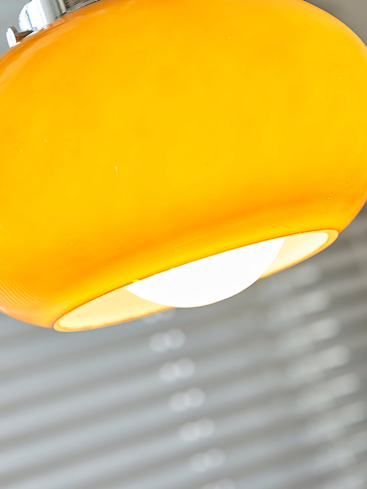 Tavira Retro hanglamp met oranje glas