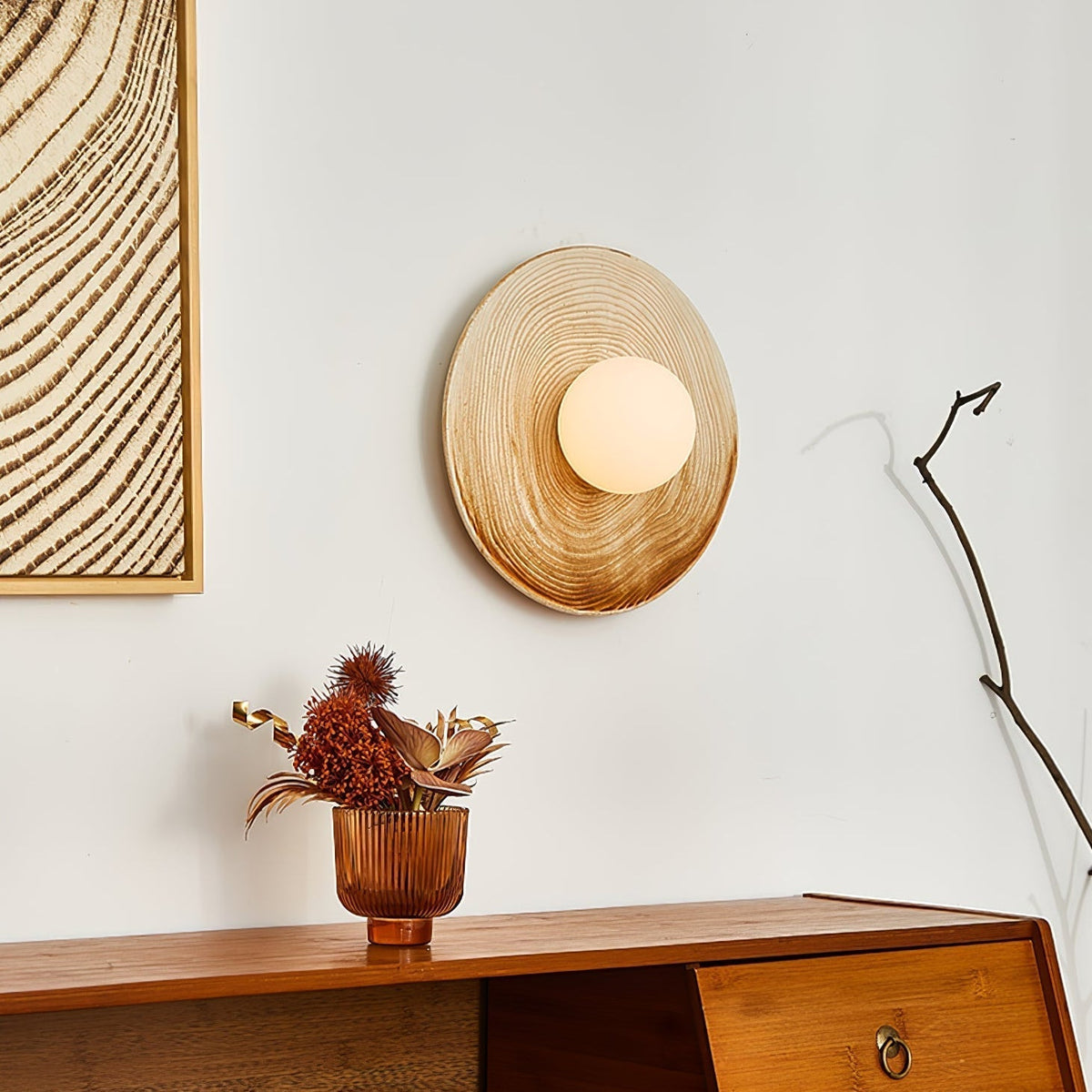Cerarielle wandlamp Noordse Kunst Keramische wandlamp