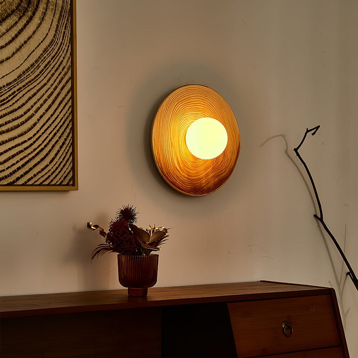 Cerarielle wandlamp Noordse Kunst Keramische wandlamp