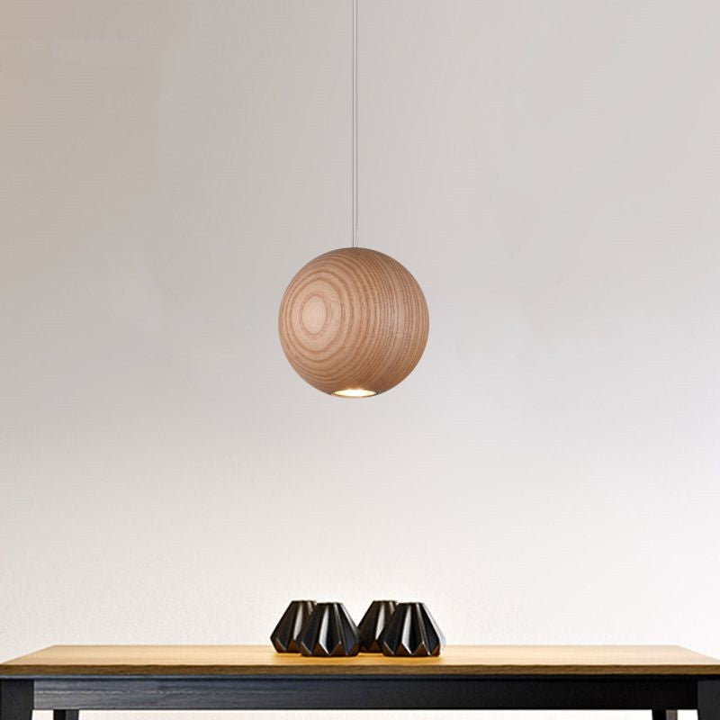 Ozawa Moderne Design Globe LED Hanglamp Hout Woonkamer Keuken