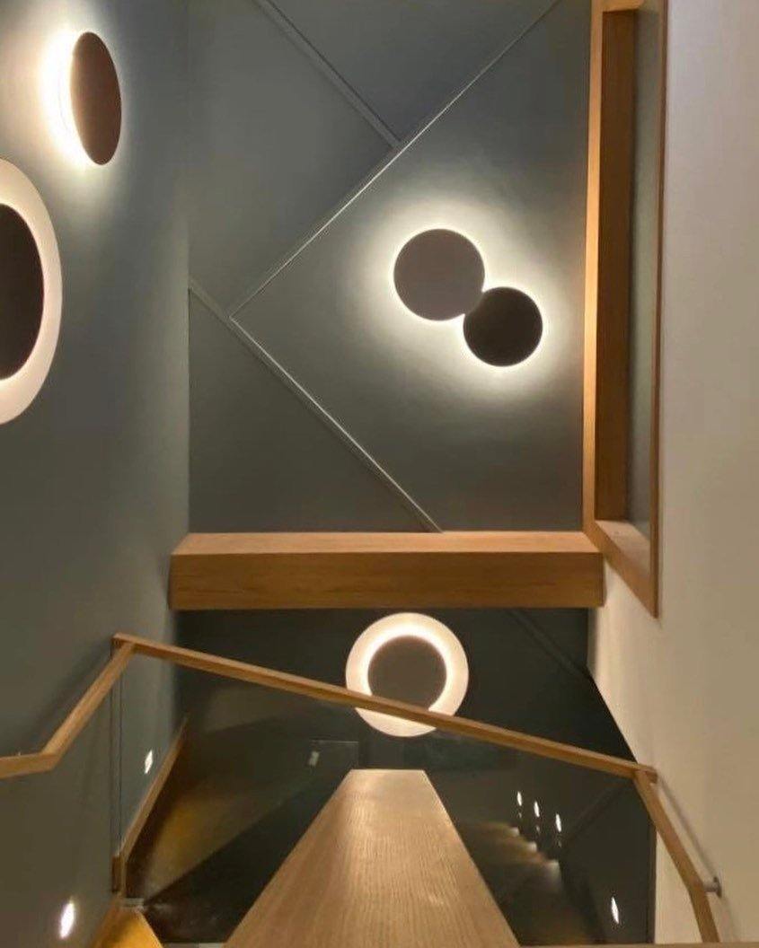 Arelis Geometrische wandlamp met Schijf