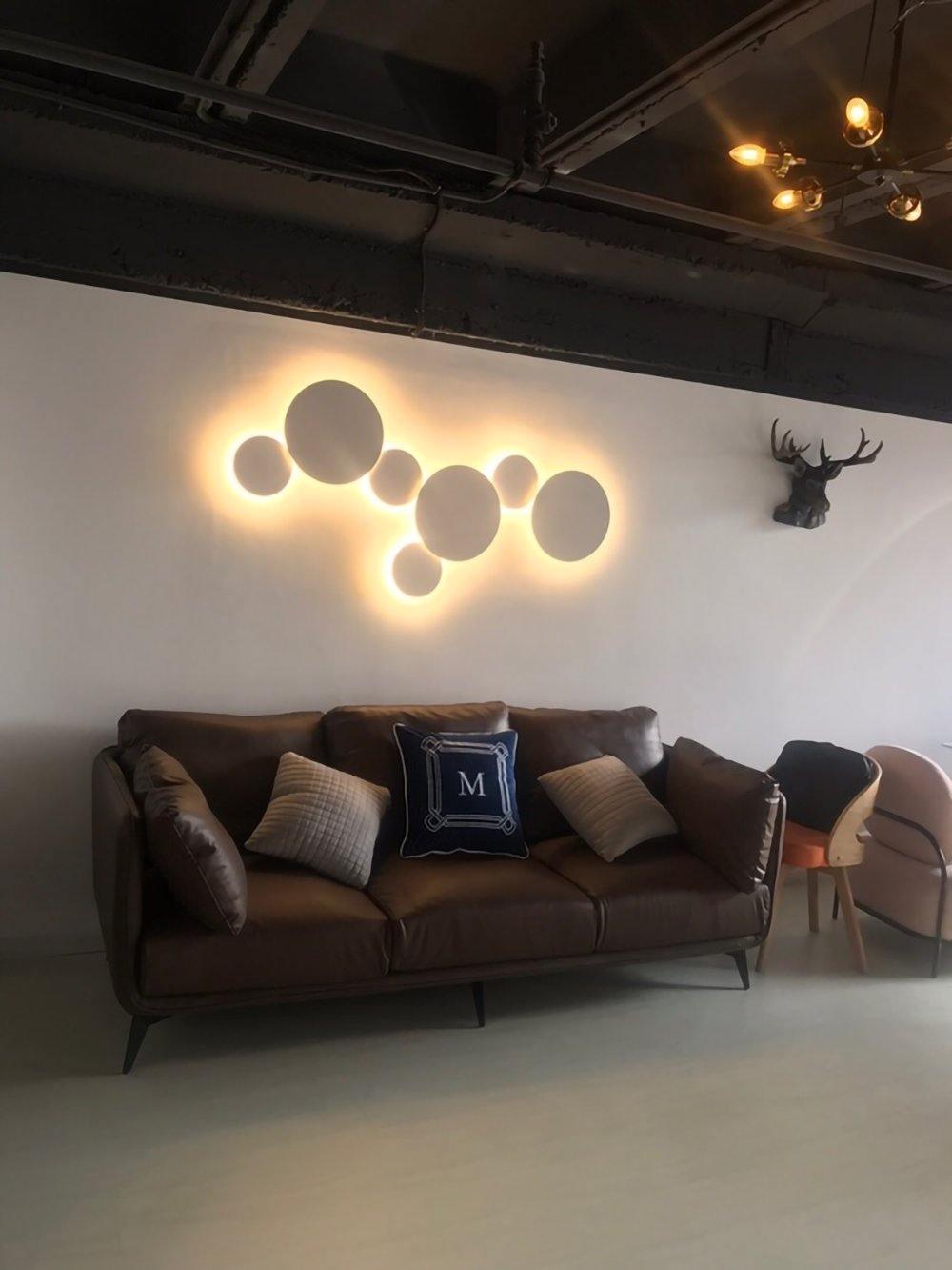 Arelis Geometrische wandlamp met Schijf