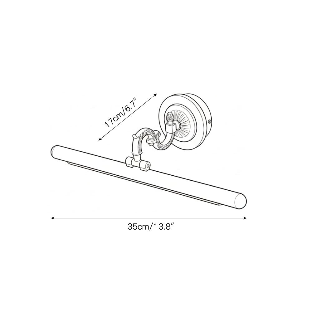Soreline wandlamp met walnoothout