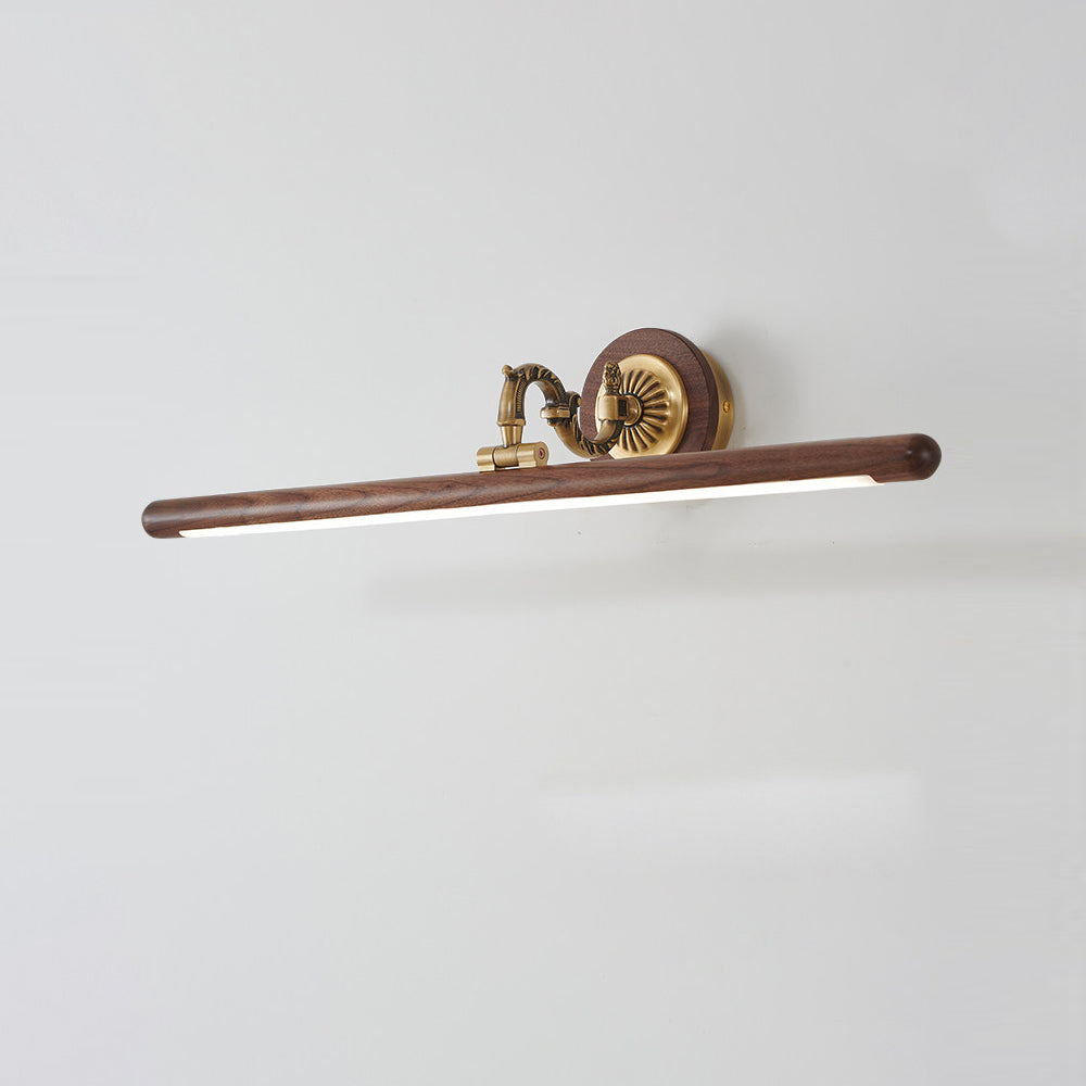 Soreline wandlamp met walnoothout