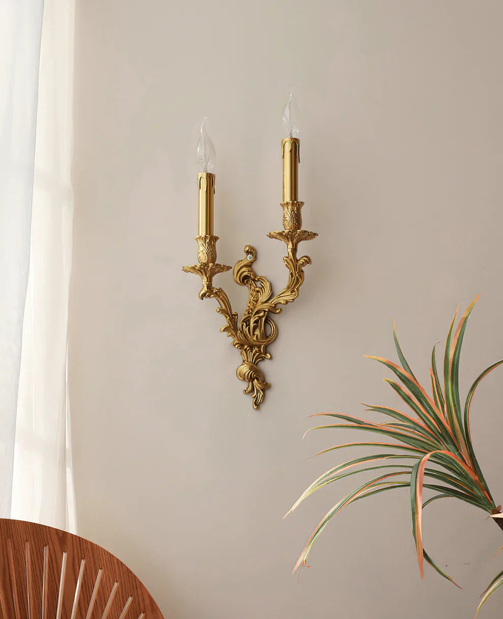 Alessio Vintage Paleis Kaars Wandlamp Woonkamer Slaapkamer Badkamer
