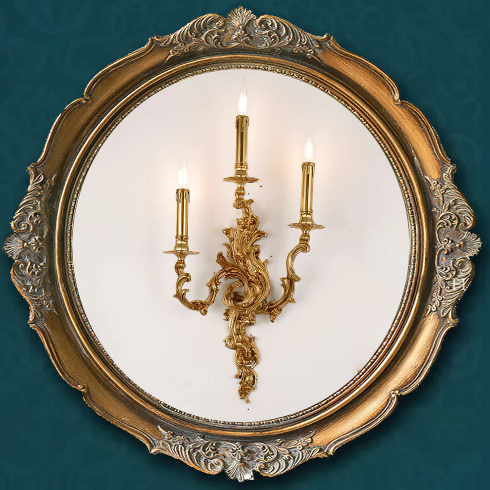 Alessio Vintage Paleis Kaars Wandlamp Woonkamer Slaapkamer Badkamer