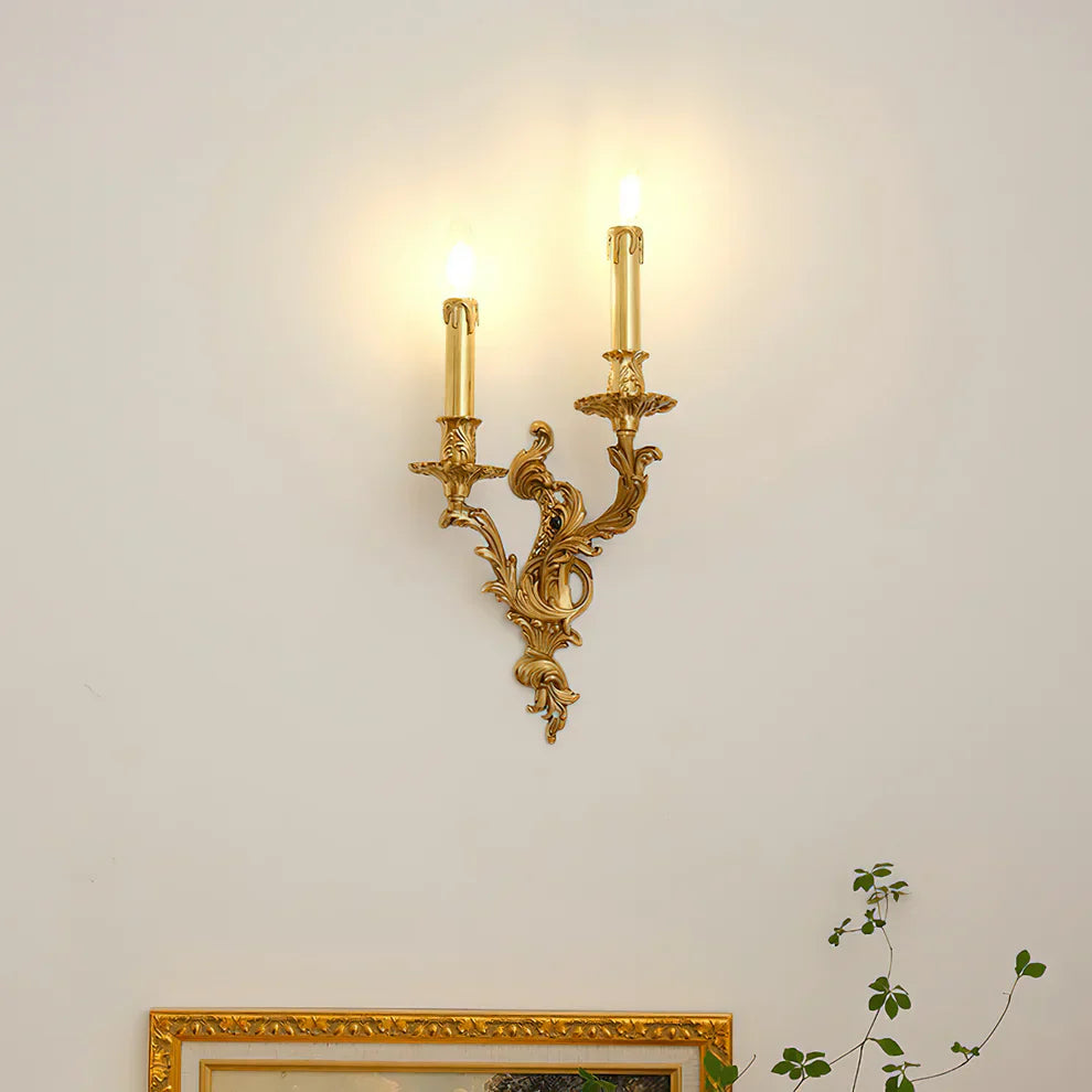 Alessio Vintage Paleis Kaars Wandlamp Woonkamer Slaapkamer Badkamer