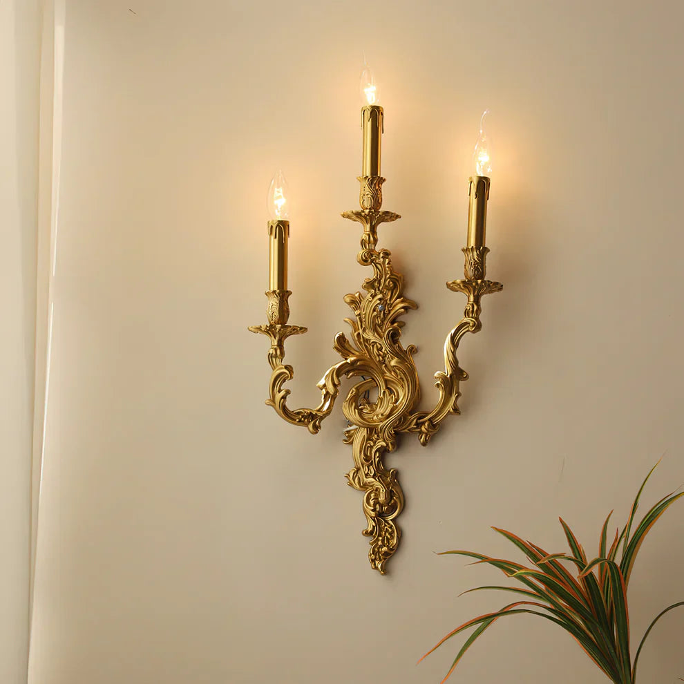 Alessio Vintage Paleis Kaars Wandlamp Woonkamer Slaapkamer Badkamer