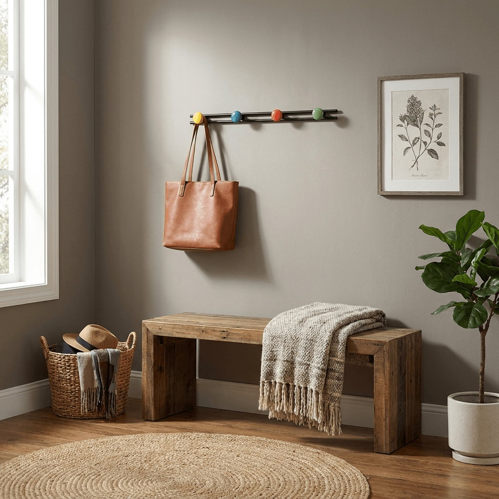 Pallini Wandkledingrek met keramische knoppen