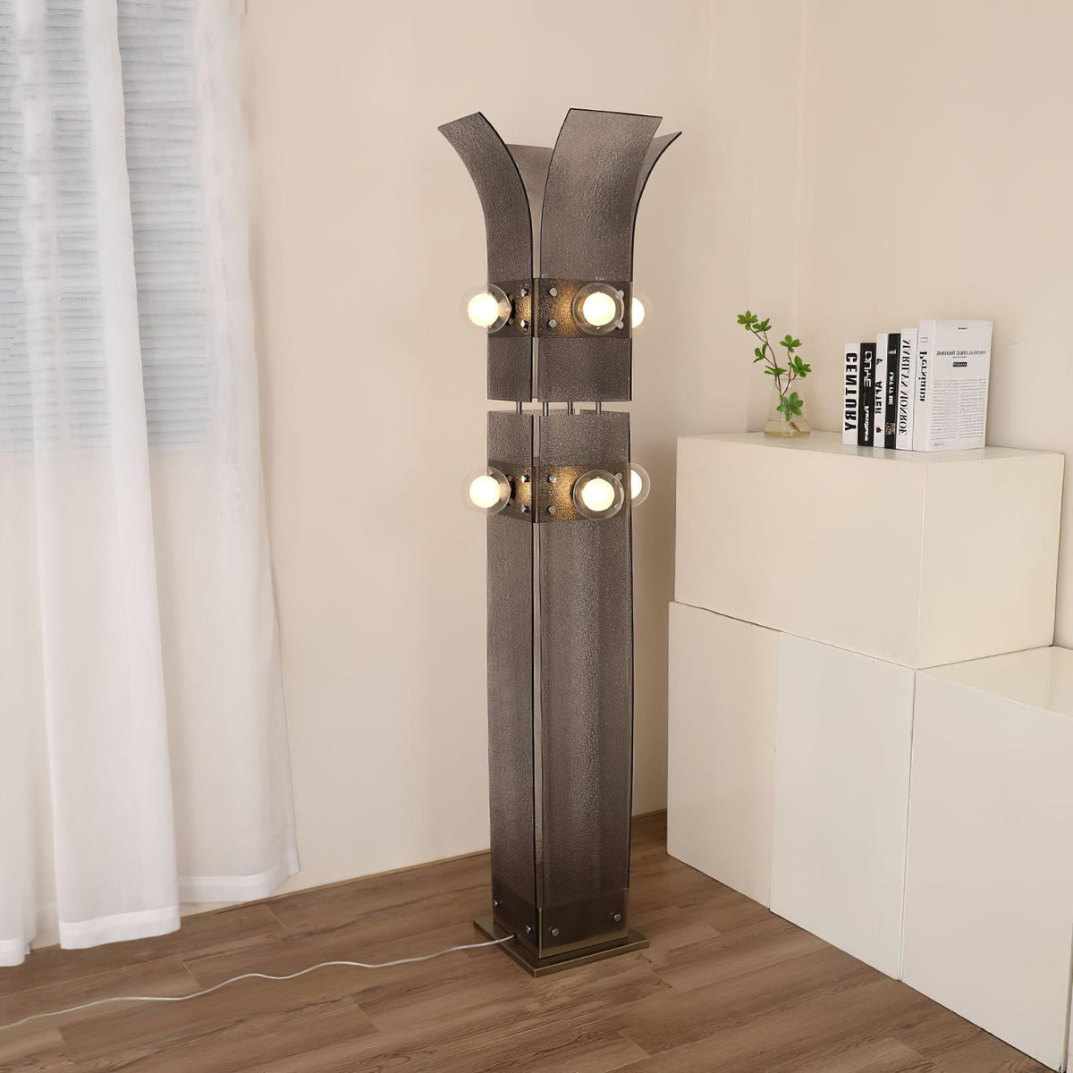 Niranaine Art Deco Acryl vloerlamp