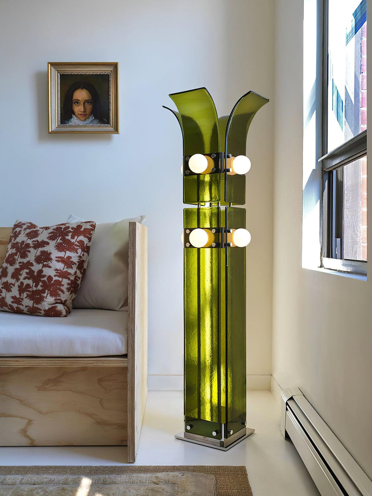 Niranaine Art Deco Acryl vloerlamp