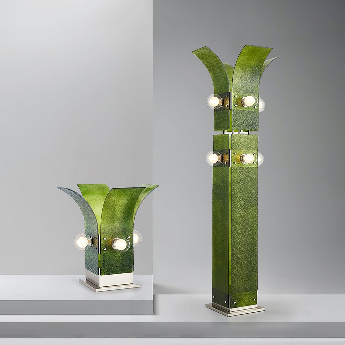 Niranaine Art Deco Acryl vloerlamp