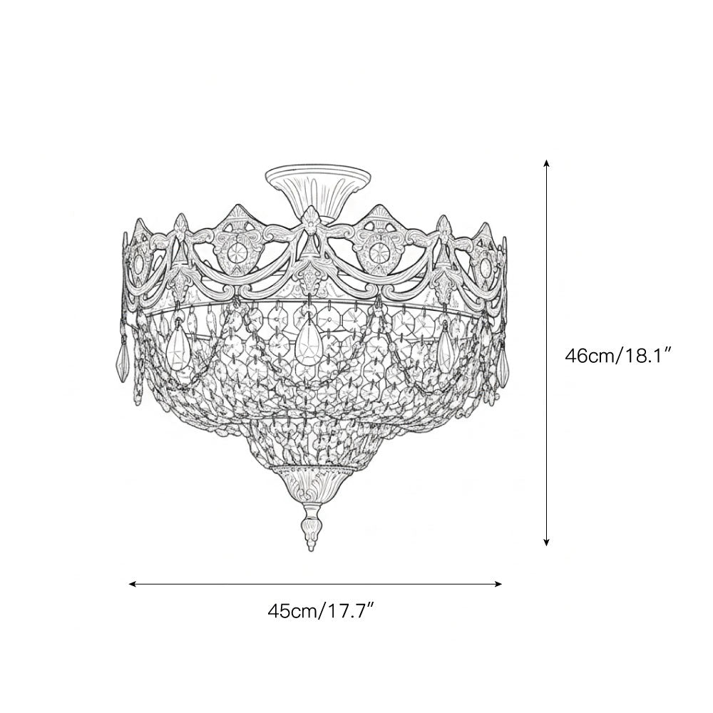 Palwa Craystal plafondlamp