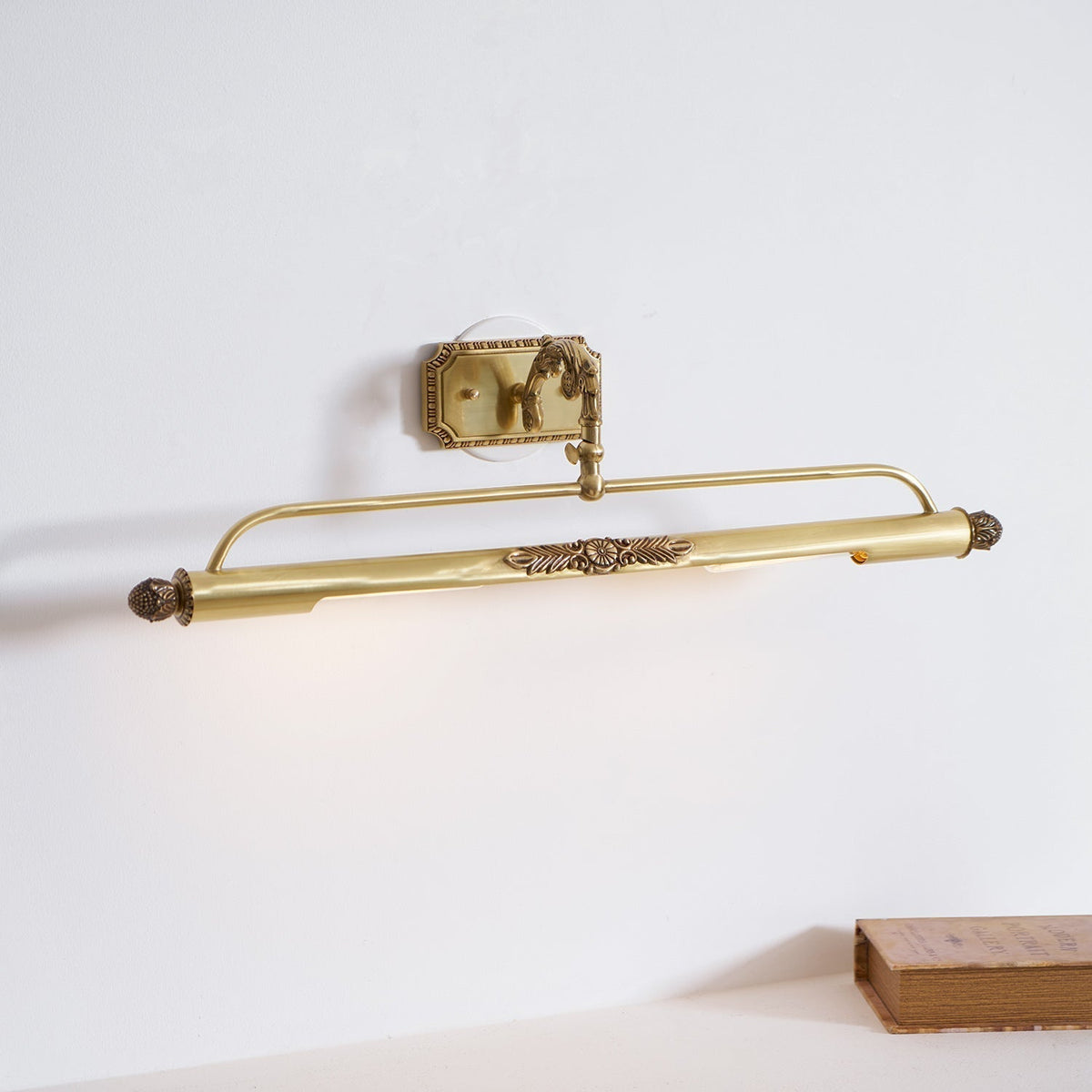 Florentin wandlamp Oudmessing Massief
