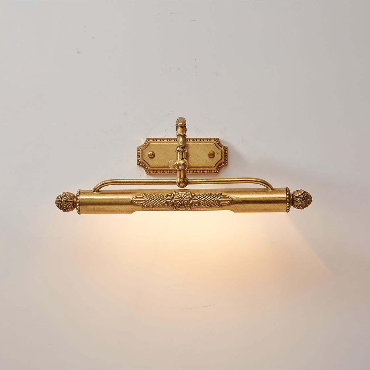 Florentin wandlamp Oudmessing Massief