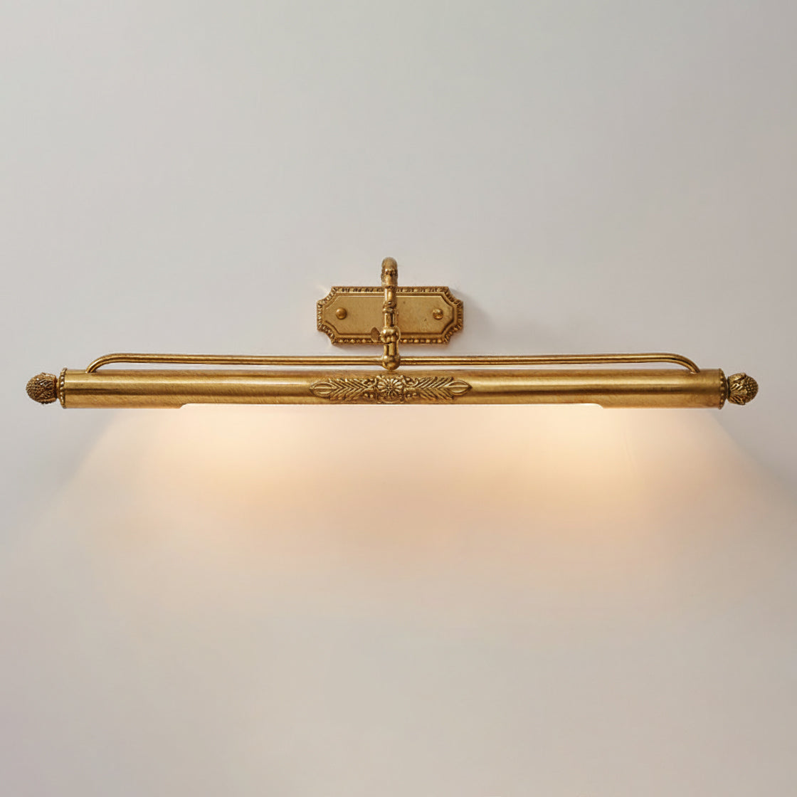 Florentin wandlamp Oudmessing Massief