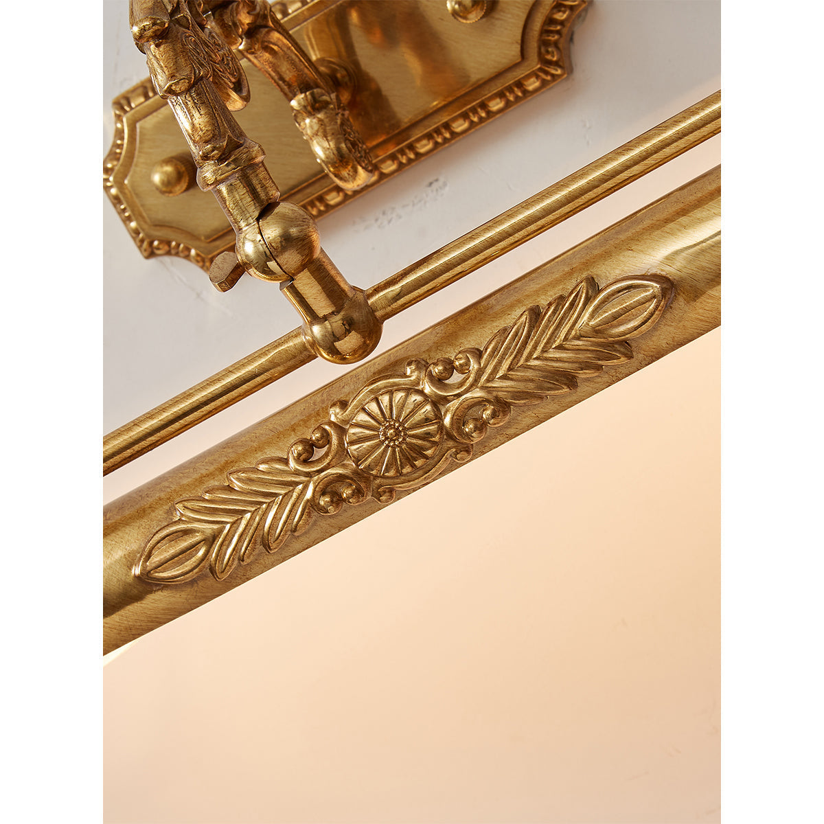 Florentin wandlamp Oudmessing Massief